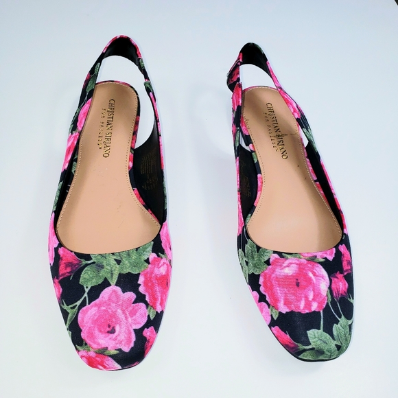 Christian Siriano Shoes - NWOT: CHRISTIAN SIRIANO Pink Floral Flats